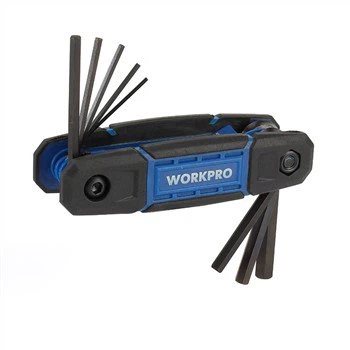 Sammenleggbar sekskantnøkkel metrisk 8 stk