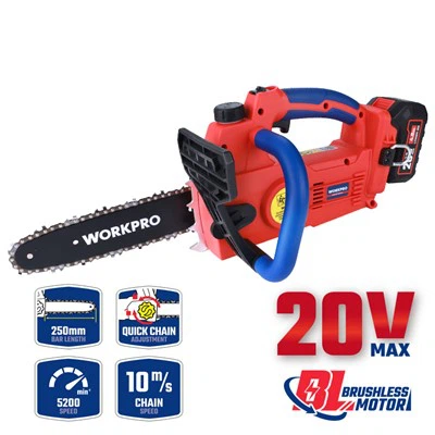 20V 10 tommer børsteløs kjedesag