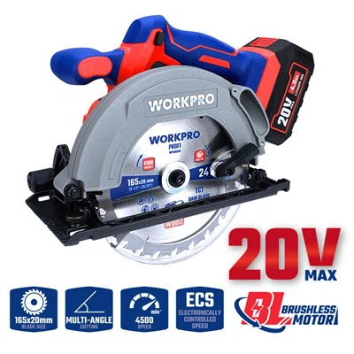 20V 165MM BØRSTELØS SIRKULSAG